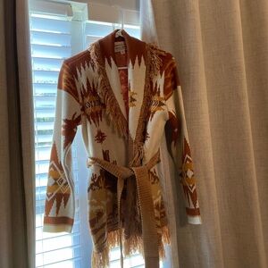 Idyllwind Women's Big River Run Carmel Southwestern Fringe Cardigan